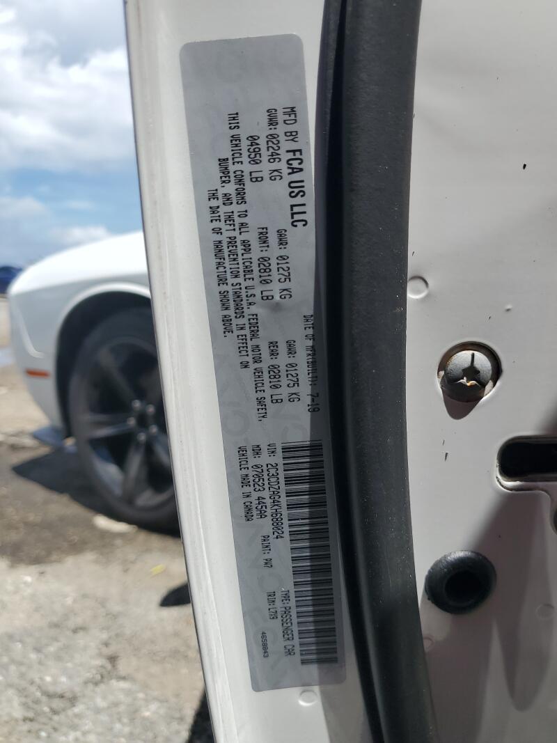 2019 DODGE CHALLENGER SXT - 2C3CDZAG4KH688024 | SeoVin.biz