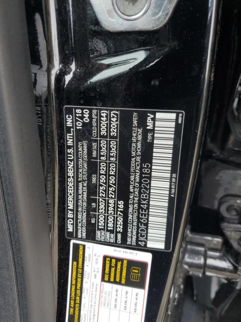 2019 MERCEDES-BENZ GLS 450 4MATIC - 4JGDF6EE4KB220185 | SeoVin.biz