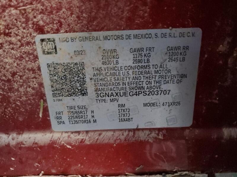 2023 CHEVROLET EQUINOX LT - 3GNAXUEG4PS203707 | SeoVin.biz