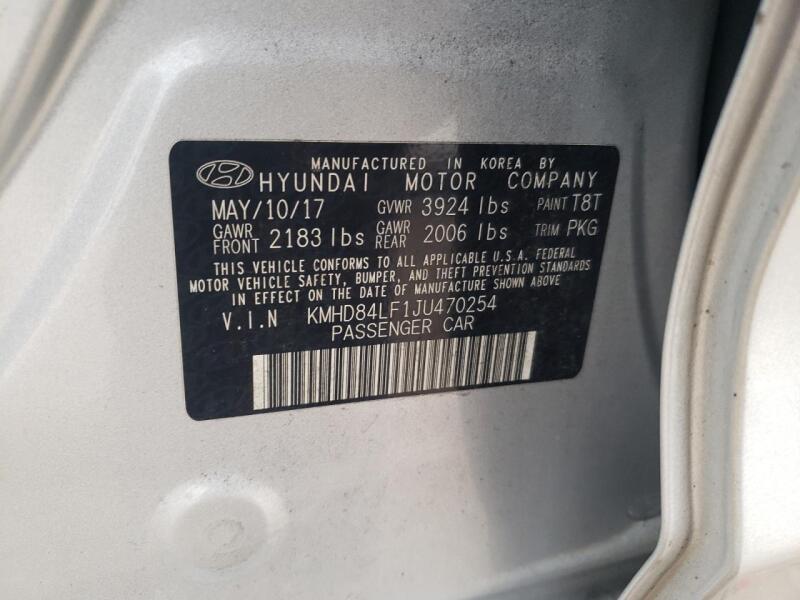 2018 HYUNDAI ELANTRA SEL - KMHD84LF1JU470254 | SeoVin.biz