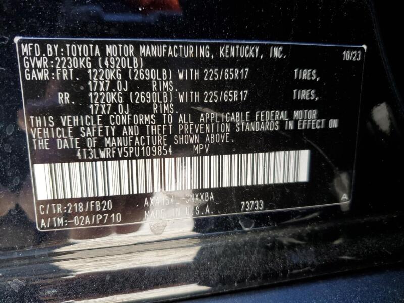 2023 TOYOTA RAV4 LE - 4T3LWRFV5PU109854 | SeoVin.biz