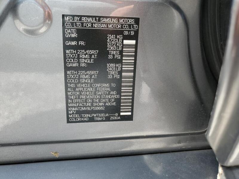 2020 NISSAN ROGUE S - KNMAT2MV9LP518682 | SeoVin.biz