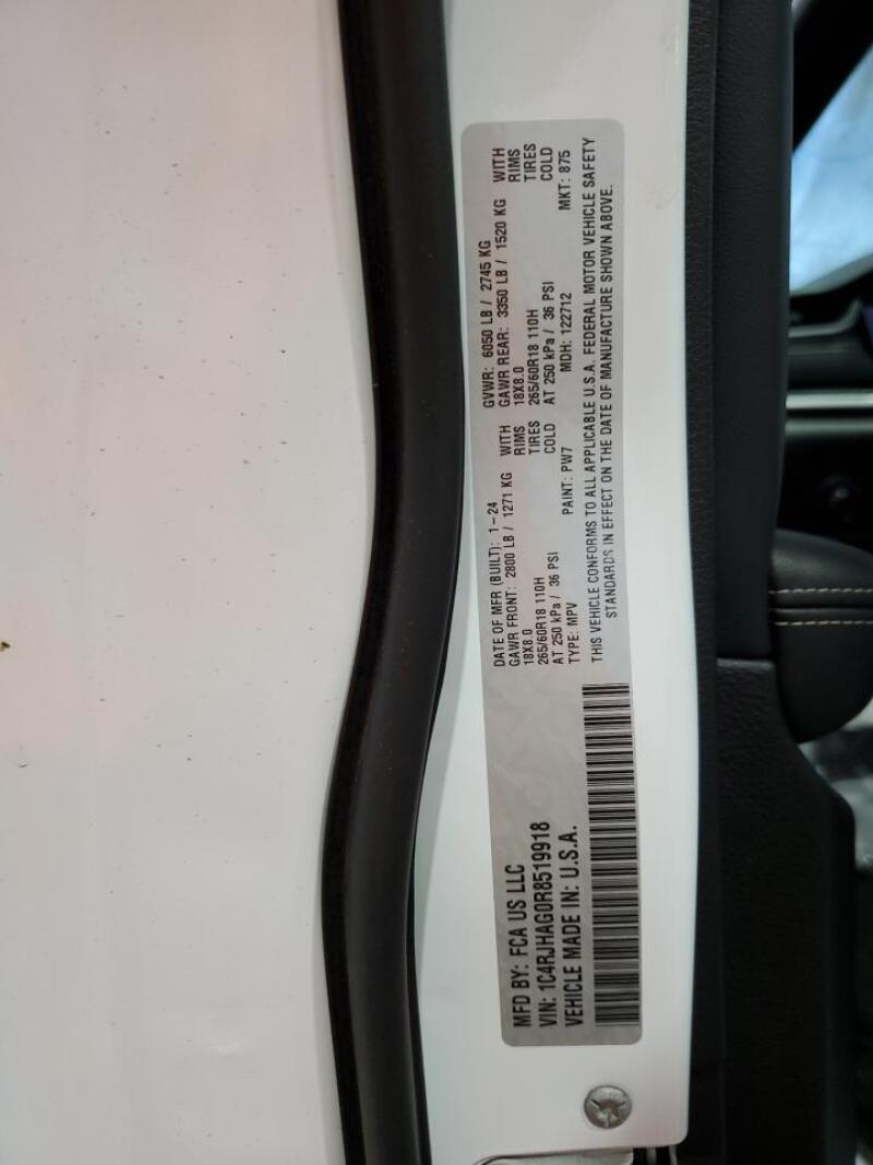 2024 JEEP GRAND CHEROKEE LAREDO - 1C4RJHAG0R8519918 | SeoVin.biz