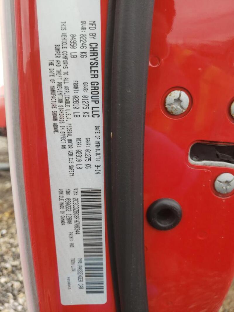 2015 DODGE CHALLENGER SXT PLUS - 2C3CDZBG8FH708344 | SeoVin.biz