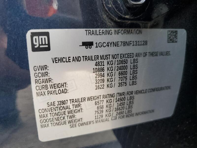 2022 CHEVROLET SILVERADO K2500 HEAVY DUTY LT - 1GC4YNE78NF131128 | SeoVin.biz