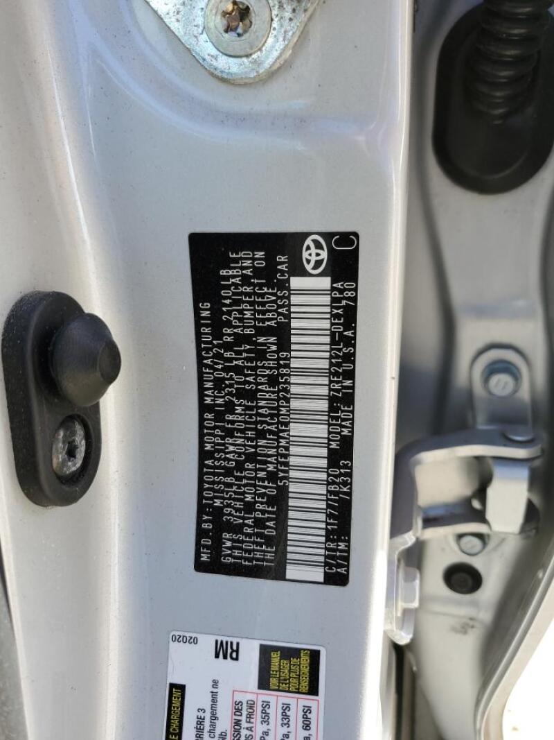 2021 TOYOTA COROLLA LE - 5YFEPMAE0MP235819 | SeoVin.biz