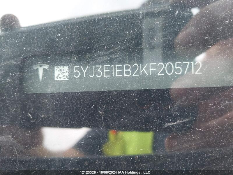2019 TESLA MODEL 3 - 5YJ3E1EB2KF205712 | SeoVin.biz