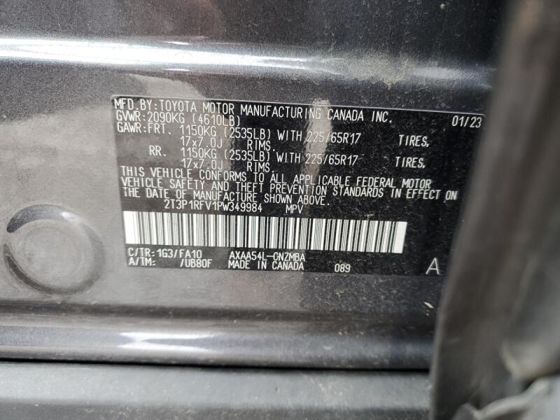 2023 TOYOTA RAV4 XLE - 2T3P1RFV1PW349984 | SeoVin.biz