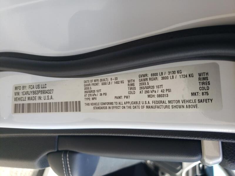 2023 JEEP GRAND CHEROKEE LIMITED 4XE - 1C4RJYB63P8904327 | SeoVin.biz