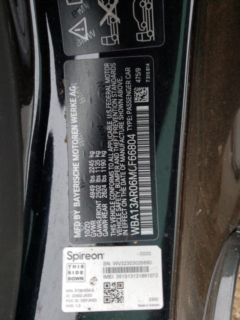 2021 BMW M440XI - WBA13AR06MCF66804 | SeoVin.biz