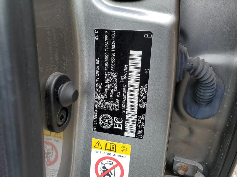 2017 LEXUS RX 350 BASE - 2T2BZMCA1HC090797 | SeoVin.biz