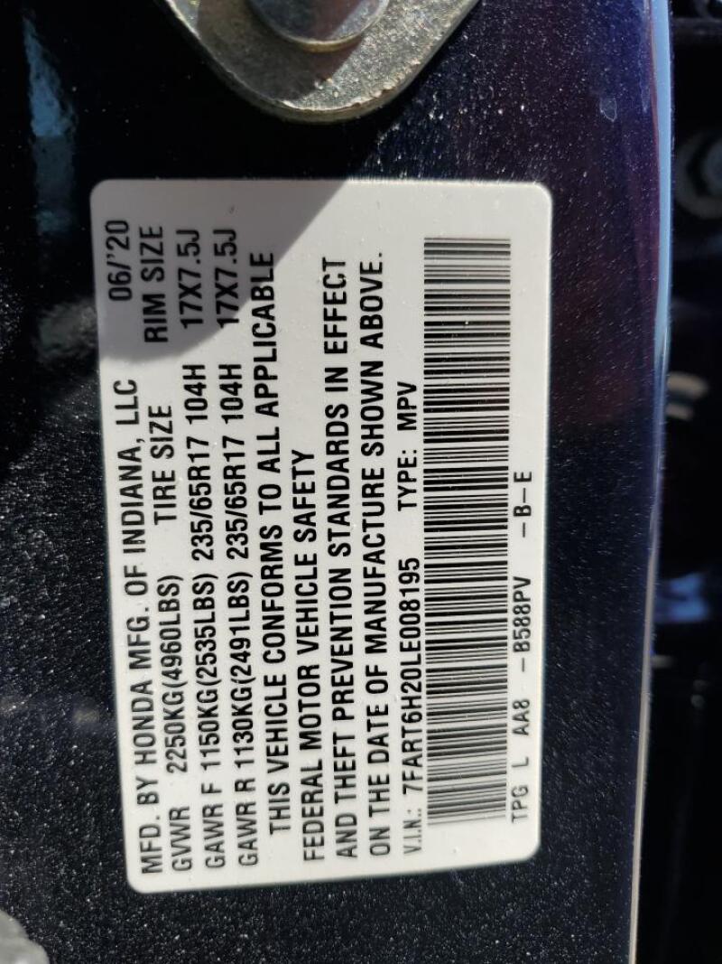 2020 HONDA CR-V LX - 7FART6H20LE008195 | SeoVin.biz