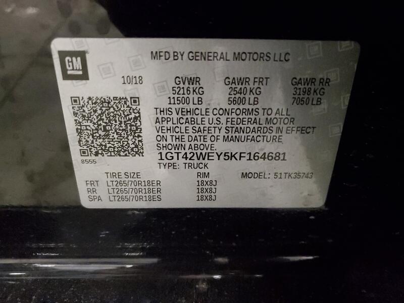 2019 GMC SIERRA K3500 DENALI - 1GT42WEY5KF164681 | SeoVin.biz