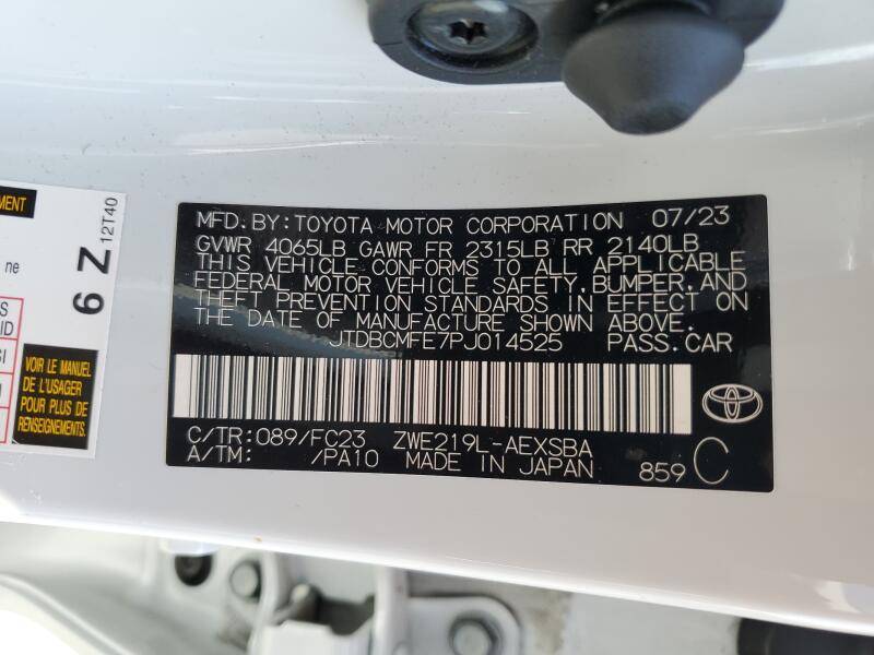 2023 TOYOTA COROLLA LE - JTDBCMFE7PJ014525 | SeoVin.biz