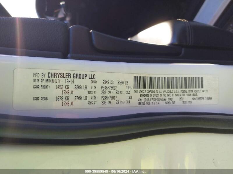 2015 JEEP GRAND CHEROKEE LAREDO - 1C4RJFAG8FC675590 | SeoVin.biz