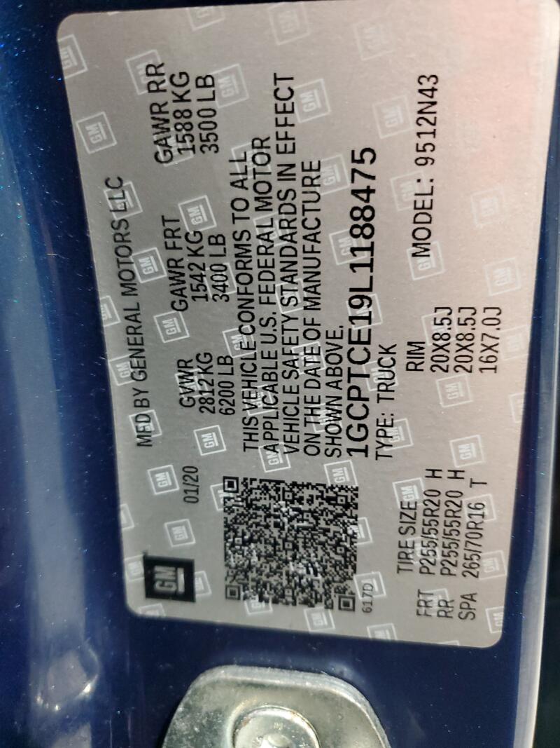 2020 CHEVROLET COLORADO LT - 1GCPTCE19L1188475 | SeoVin.biz