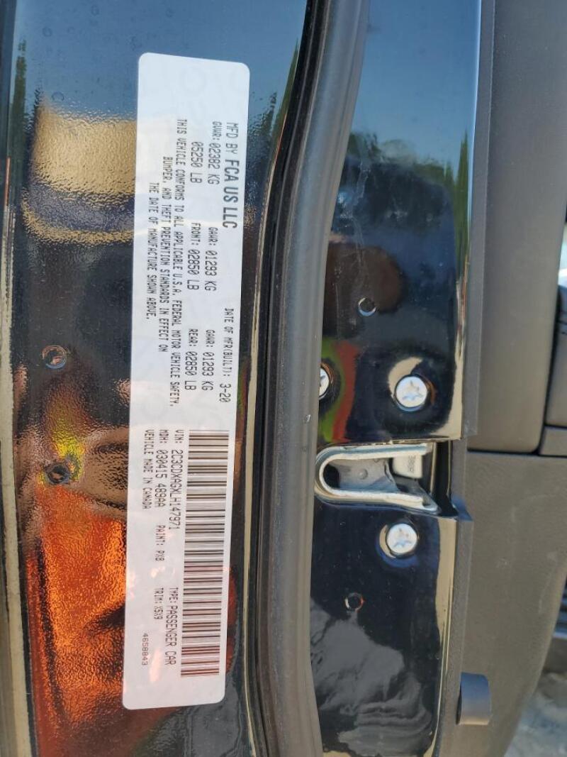 2020 DODGE CHARGER POLICE - 2C3CDXAGXLH147971 | SeoVin.biz