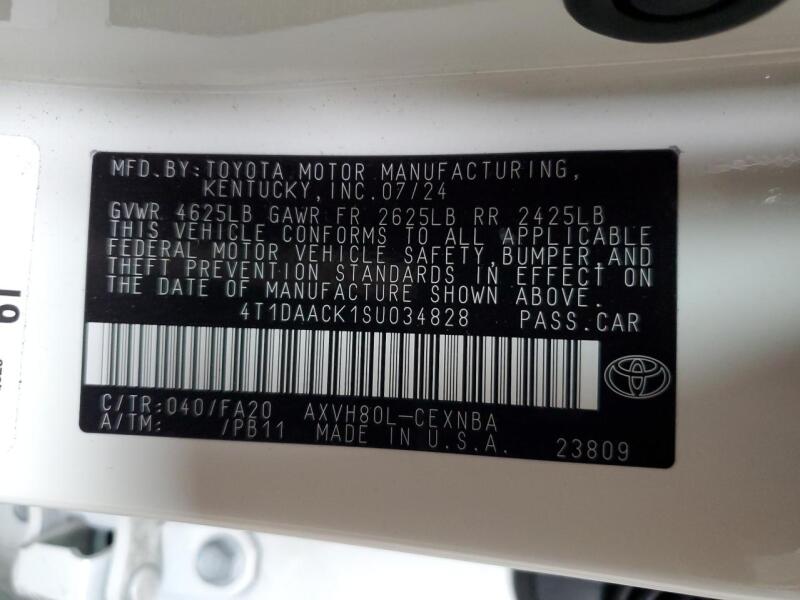 2025 TOYOTA CAMRY XSE - 4T1DAACK1SU034828 | SeoVin.biz