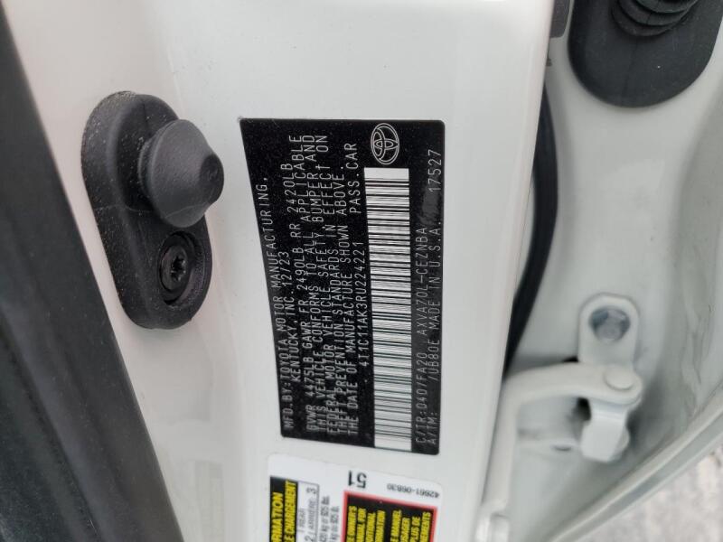 2024 TOYOTA CAMRY LE - 4T1C11AK3RU224221 | SeoVin.biz