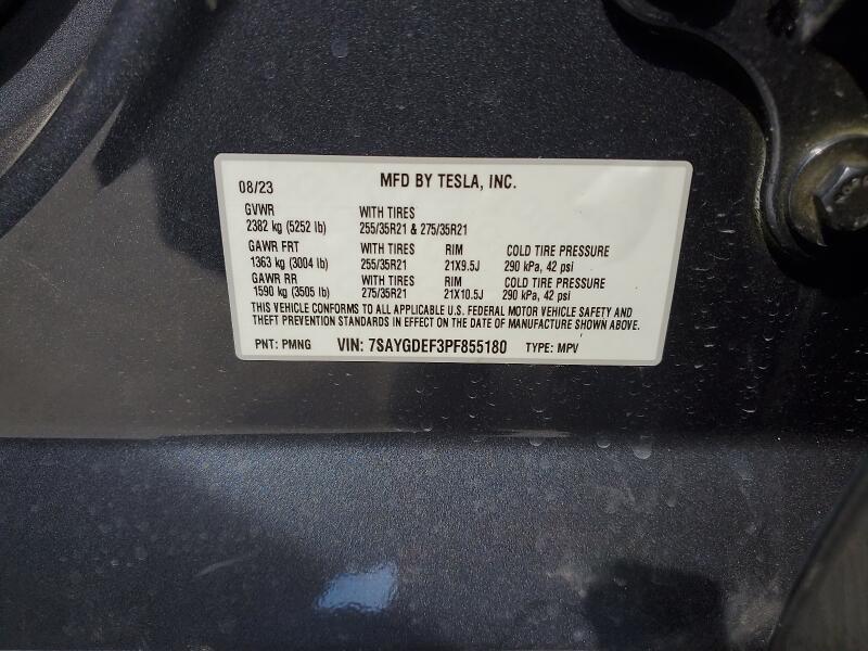 2023 TESLA MODEL Y - 7SAYGDEF3PF855180 | SeoVin.biz