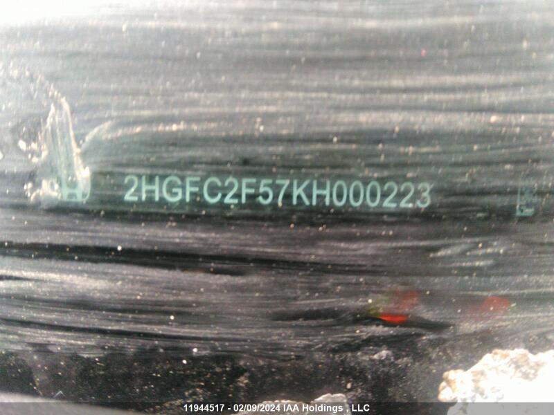 2019 HONDA CIVIC SEDAN - 2HGFC2F57KH000223 | SeoVin.biz