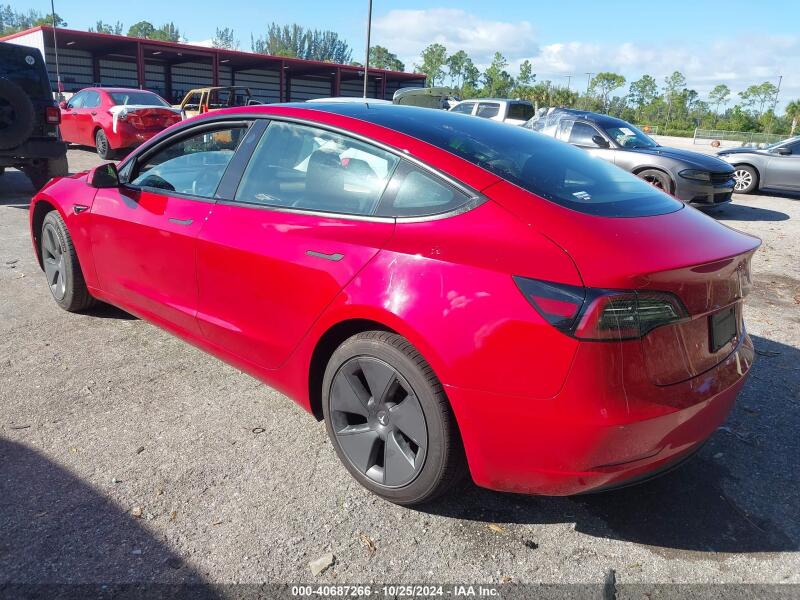 2021 TESLA MODEL 3 STANDARD RANGE PLUS REAR-WHEEL DRIVE - 5YJ3E1EA5MF087956 | SeoVin.biz