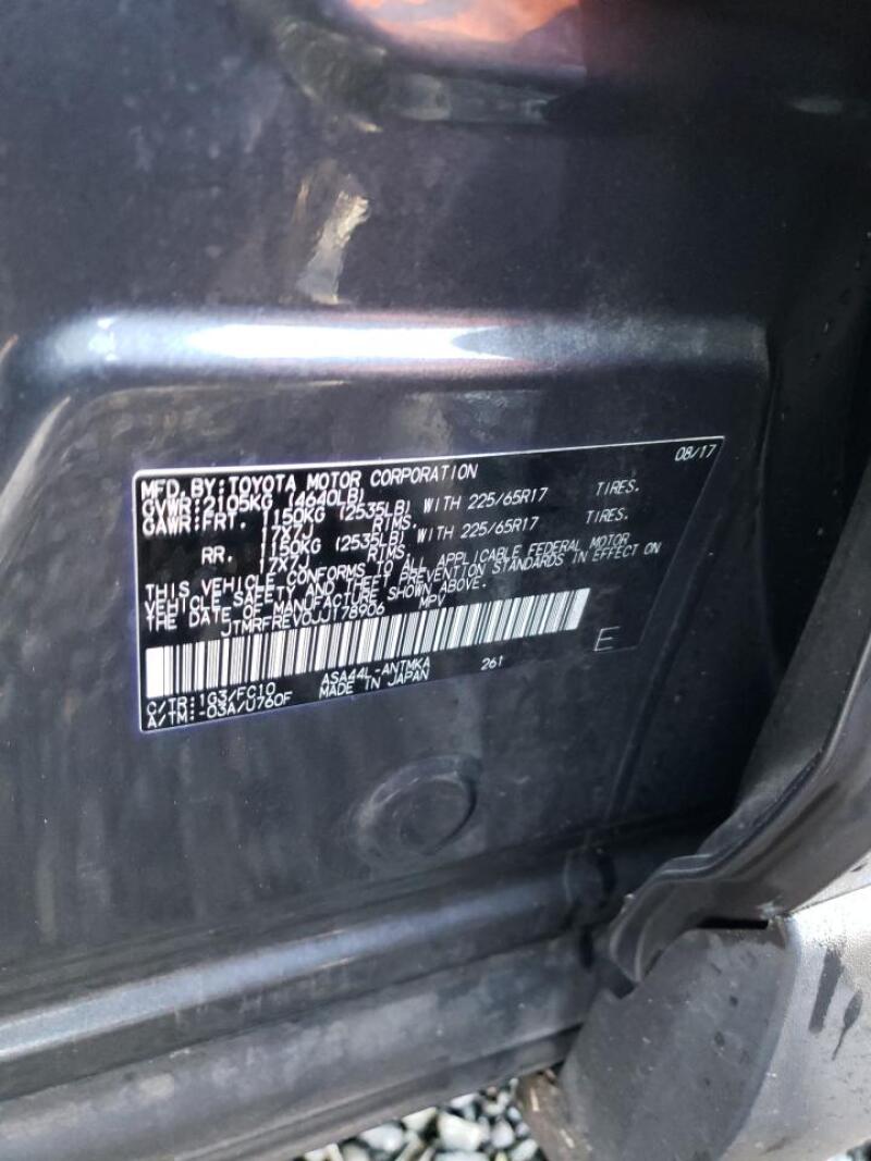 2018 TOYOTA RAV4 ADVENTURE - JTMRFREV0JJ178906 | SeoVin.biz