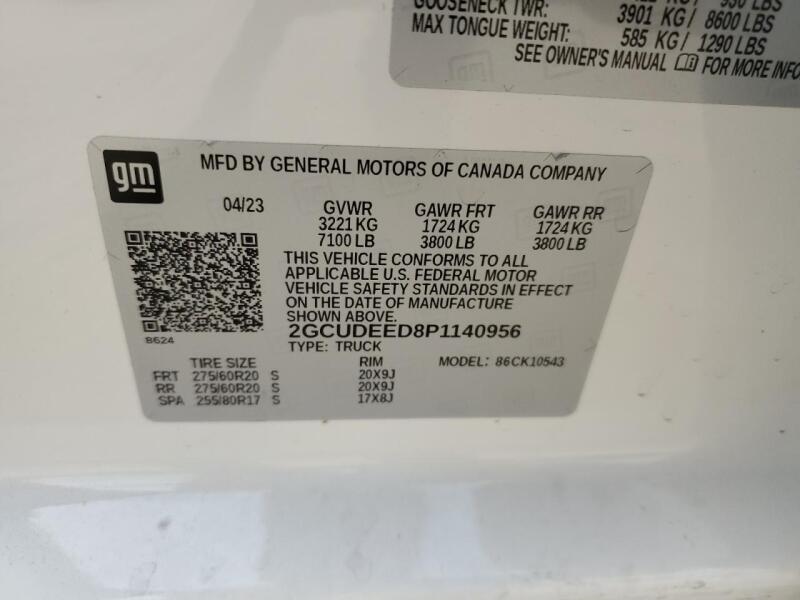 2023 CHEVROLET SILVERADO K1500 RST - 2GCUDEED8P1140956 | SeoVin.biz