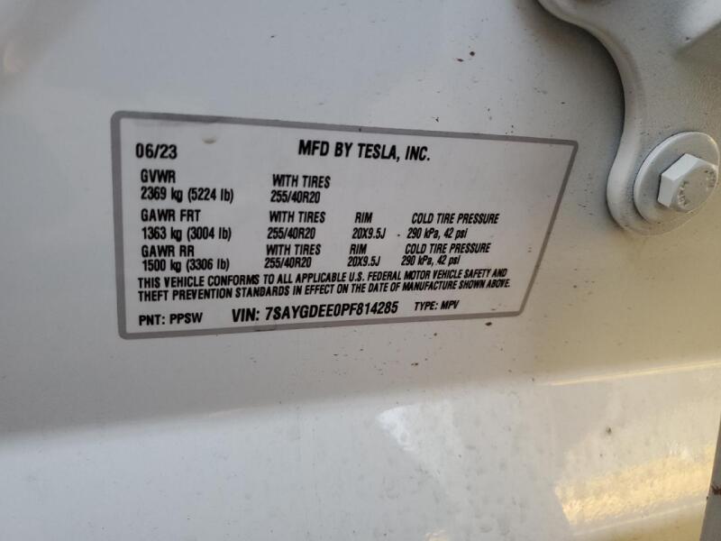 2023 TESLA MODEL Y - 7SAYGDEE0PF814285 | SeoVin.biz