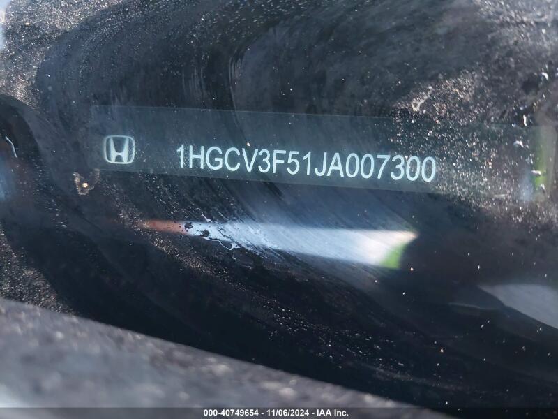 2018 HONDA ACCORD HYBRID EX-L - 1HGCV3F51JA007300 | SeoVin.biz