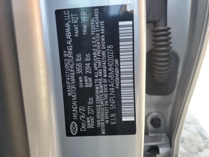 2021 HYUNDAI ELANTRA SEL - 5NPLN4AG8MH020278 | SeoVin.biz