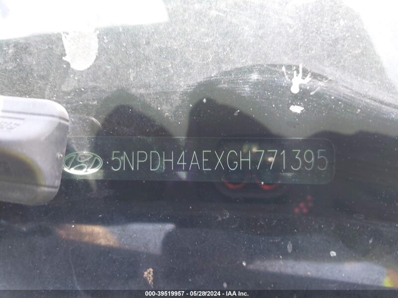 2016 HYUNDAI ELANTRA SE - 5NPDH4AEXGH771395 | SeoVin.biz