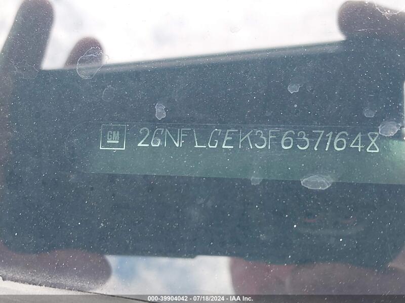 2015 CHEVROLET EQUINOX 2LT - 2GNFLGEK3F6371648 | SeoVin.biz