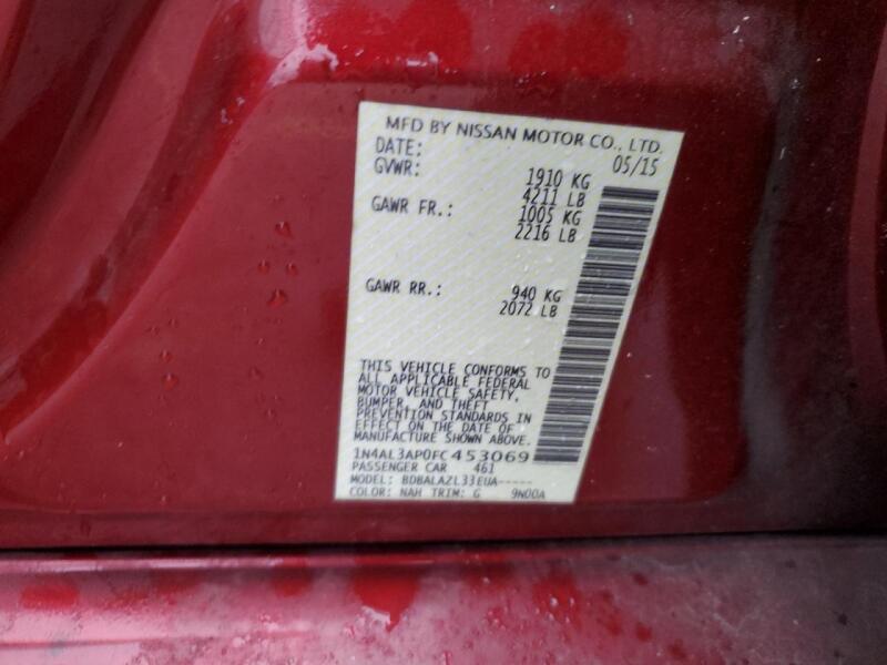 2015 NISSAN ALTIMA 2.5 - 1N4AL3AP0FC453069 | SeoVin.biz