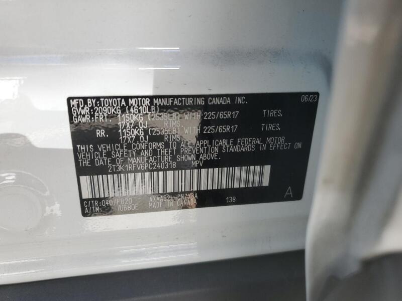 2023 TOYOTA RAV4 LE - 2T3K1RFV6PC240318 | SeoVin.biz