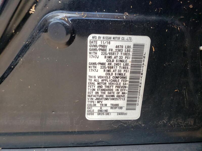 2017 NISSAN ROGUE S - JN8AT2MV1HW257713 | SeoVin.biz