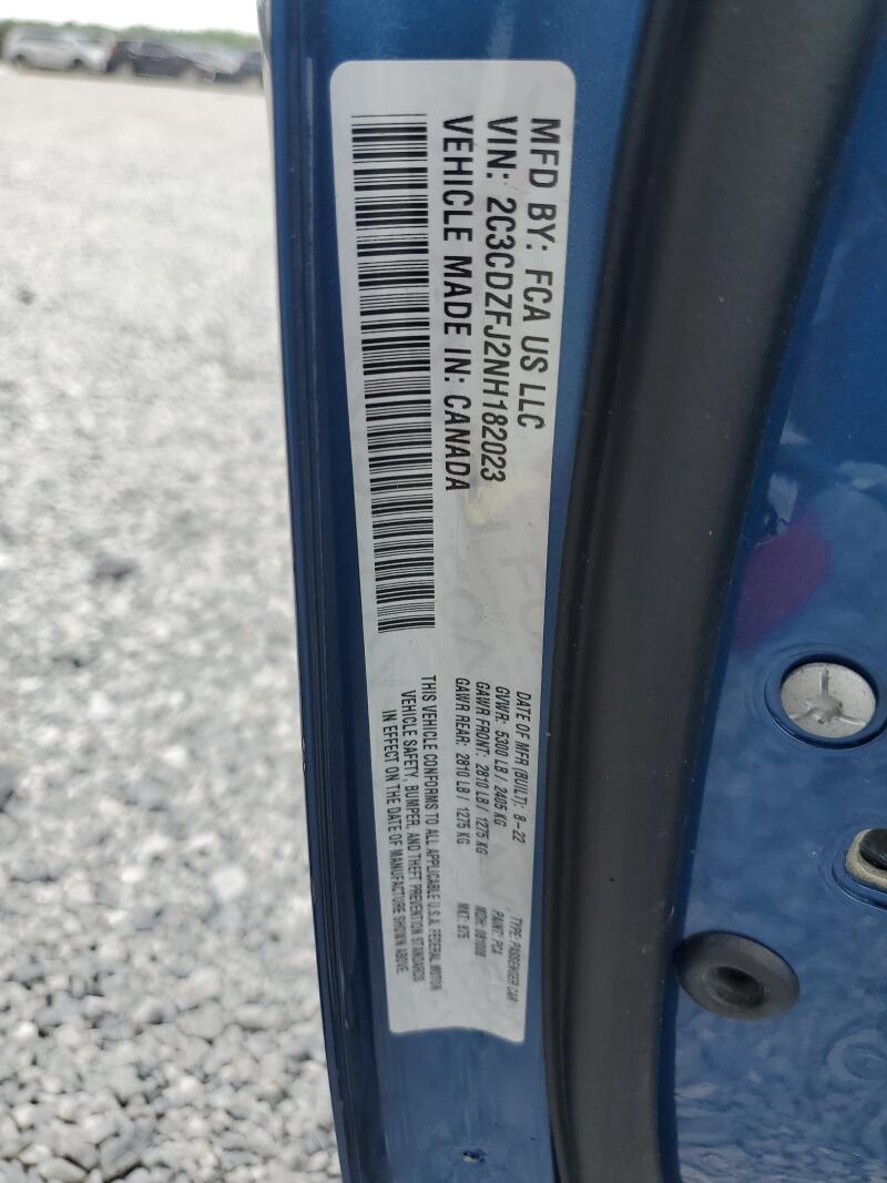 2022 DODGE CHALLENGER R/T SCAT PACK - 2C3CDZFJ2NH182023 | SeoVin.biz