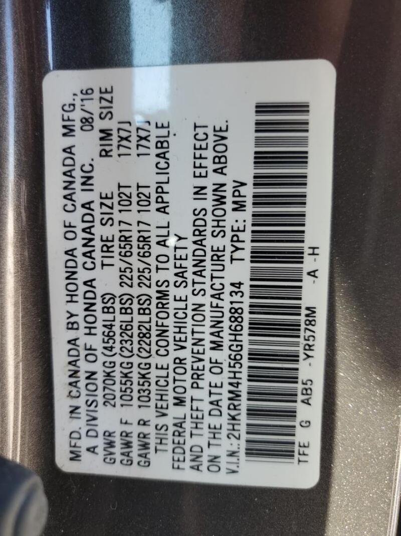 2016 HONDA CR-V EX - 2HKRM4H56GH688134 | SeoVin.biz