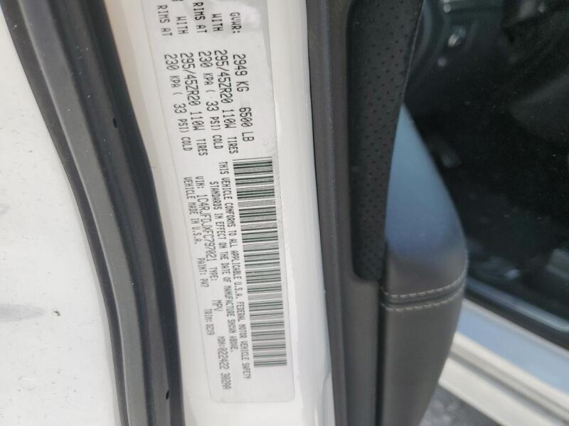 2015 JEEP GRAND CHEROKEE SRT-8 - 1C4RJFDJXFC797021 | SeoVin.biz