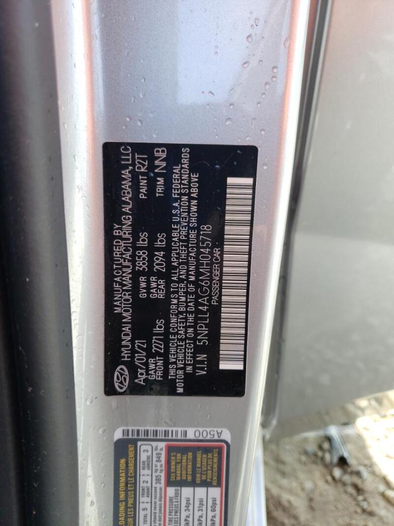 2021 HYUNDAI ELANTRA SE - 5NPLL4AG6MH045718 | SeoVin.biz