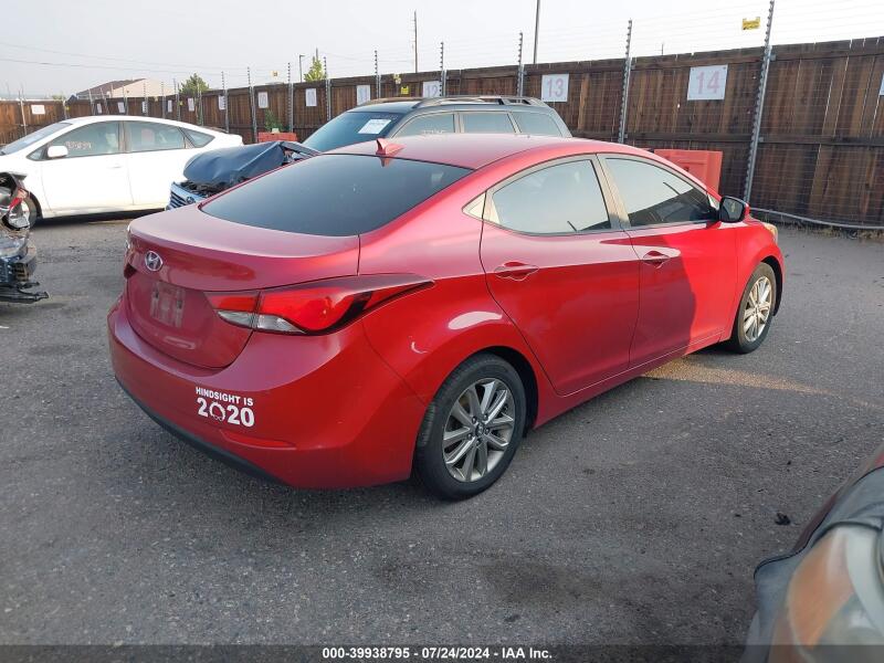 2015 HYUNDAI ELANTRA SE - KMHDH4AE6FU254983 | SeoVin.biz