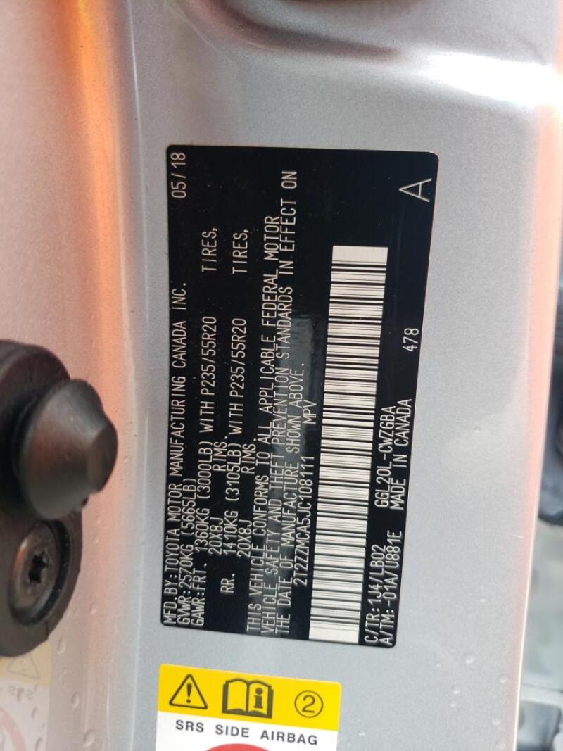 2018 LEXUS RX 350 BASE - 2T2ZZMCA5JC108111 | SeoVin.biz