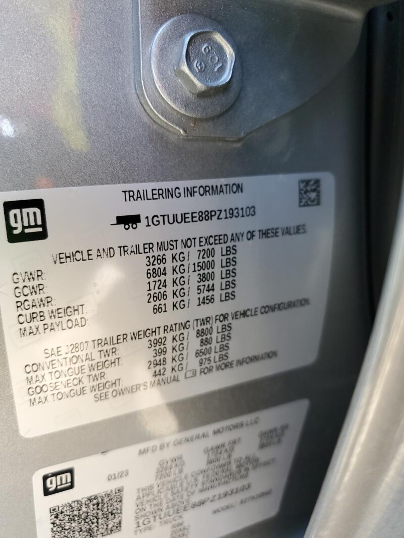 2023 GMC SIERRA K1500 AT4 - 1GTUUEE88PZ193103 | SeoVin.biz