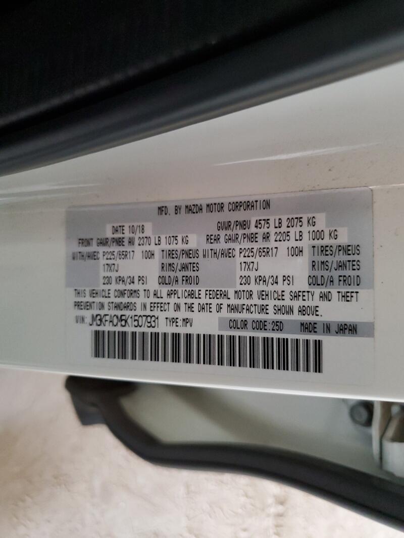 2019 MAZDA CX-5 TOURING - JM3KFACM5K1507931 | SeoVin.biz