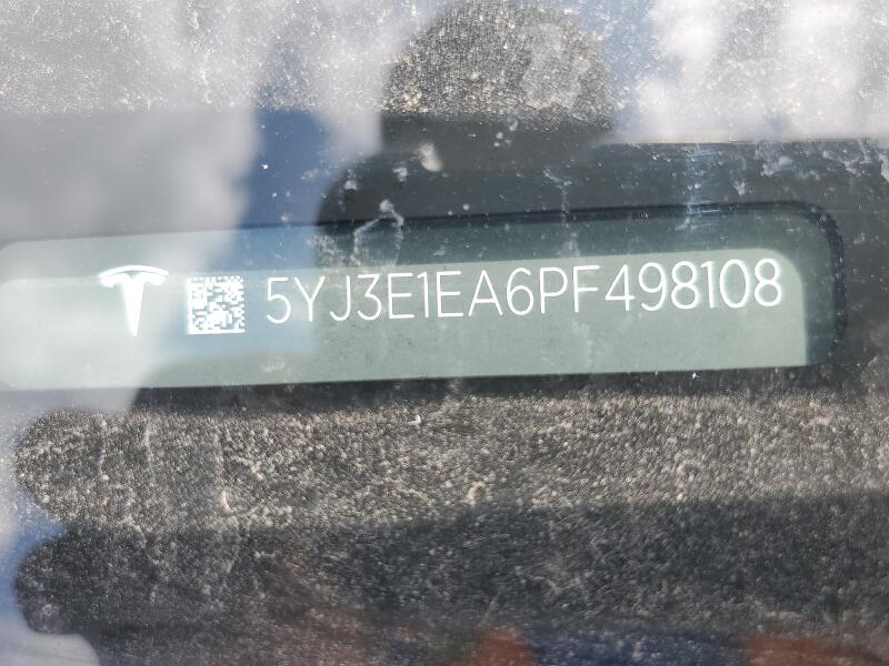 2023 TESLA MODEL 3 - 5YJ3E1EA6PF498108 | SeoVin.biz