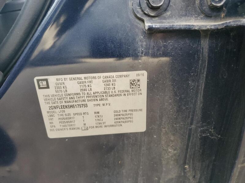 2017 CHEVROLET EQUINOX LS - 2GNFLEEK6H6179793 | SeoVin.biz