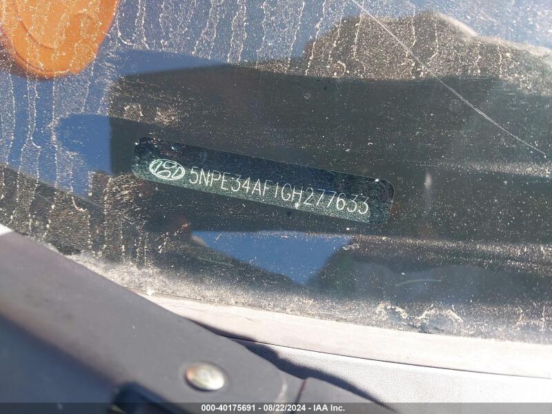 2016 HYUNDAI SONATA SPORT - 5NPE34AF1GH277633 | SeoVin.biz