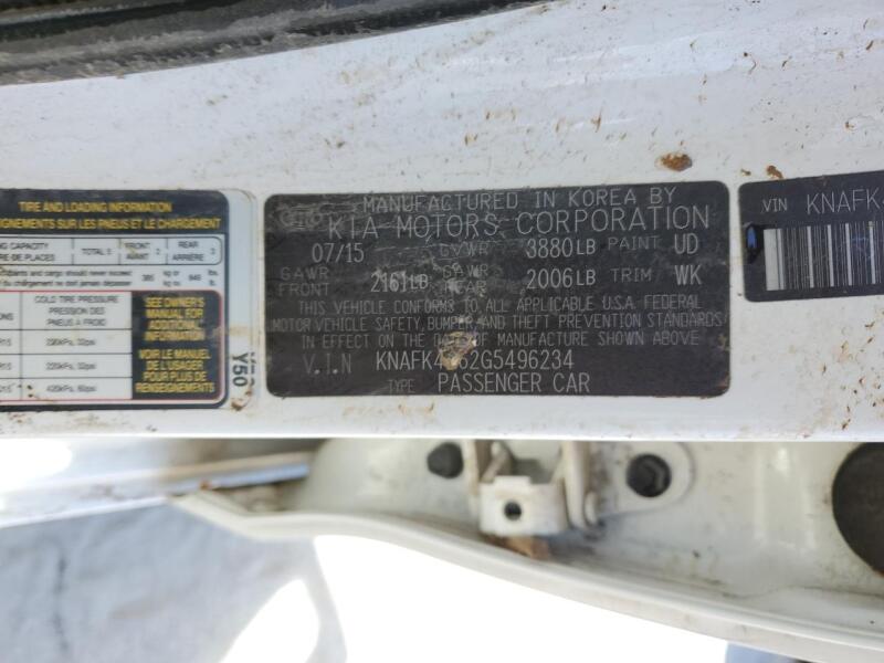 2016 KIA FORTE LX - KNAFK4A62G5496234 | SeoVin.biz