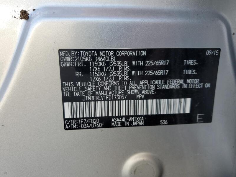 2015 TOYOTA RAV4 LE - JTMBFREV1FD173057 | SeoVin.biz