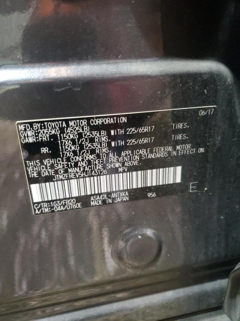 2017 TOYOTA RAV4 LE - JTMZFREV5HJ143126 | SeoVin.biz